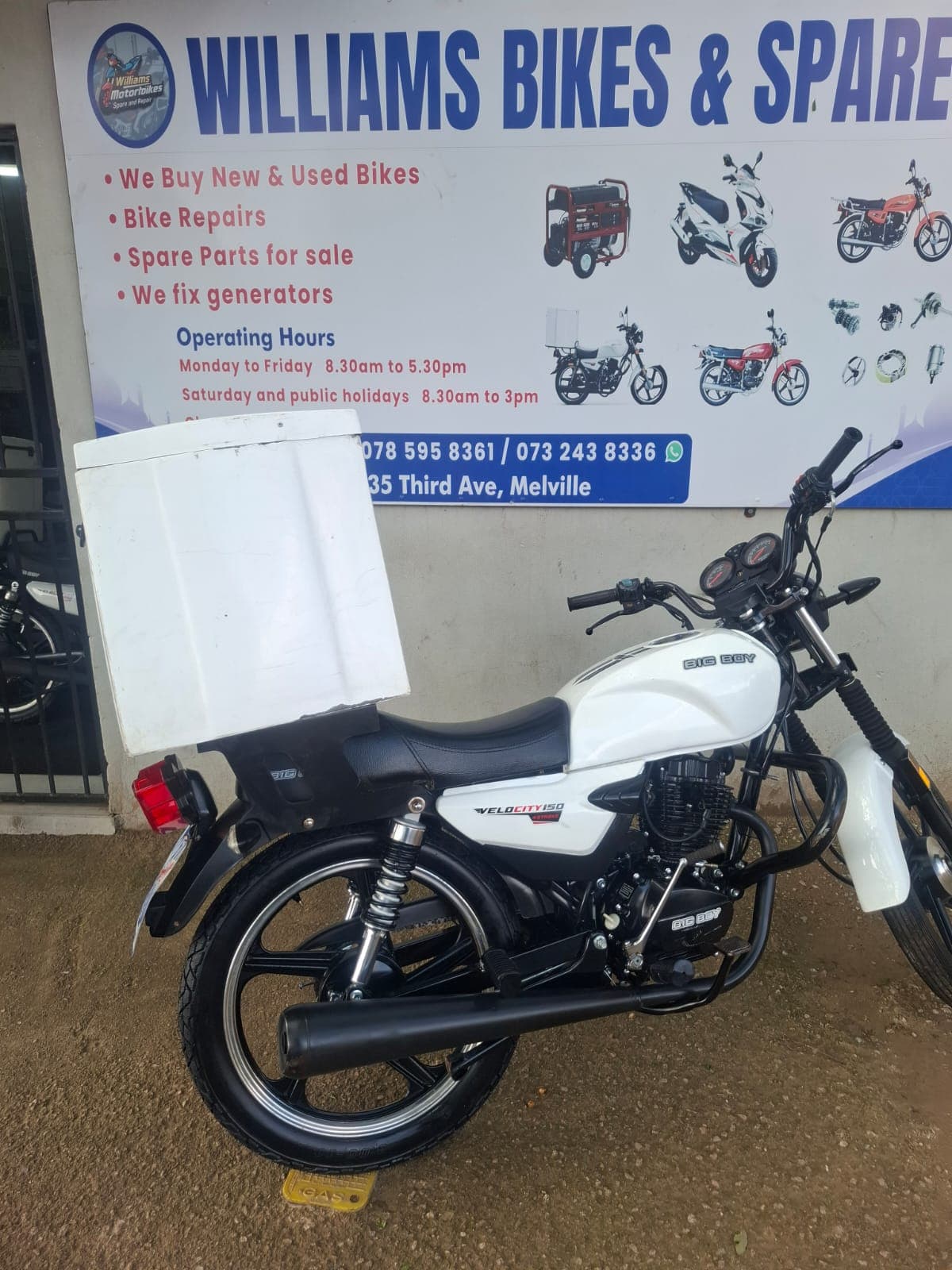 Bigboy White motorcycle for sale